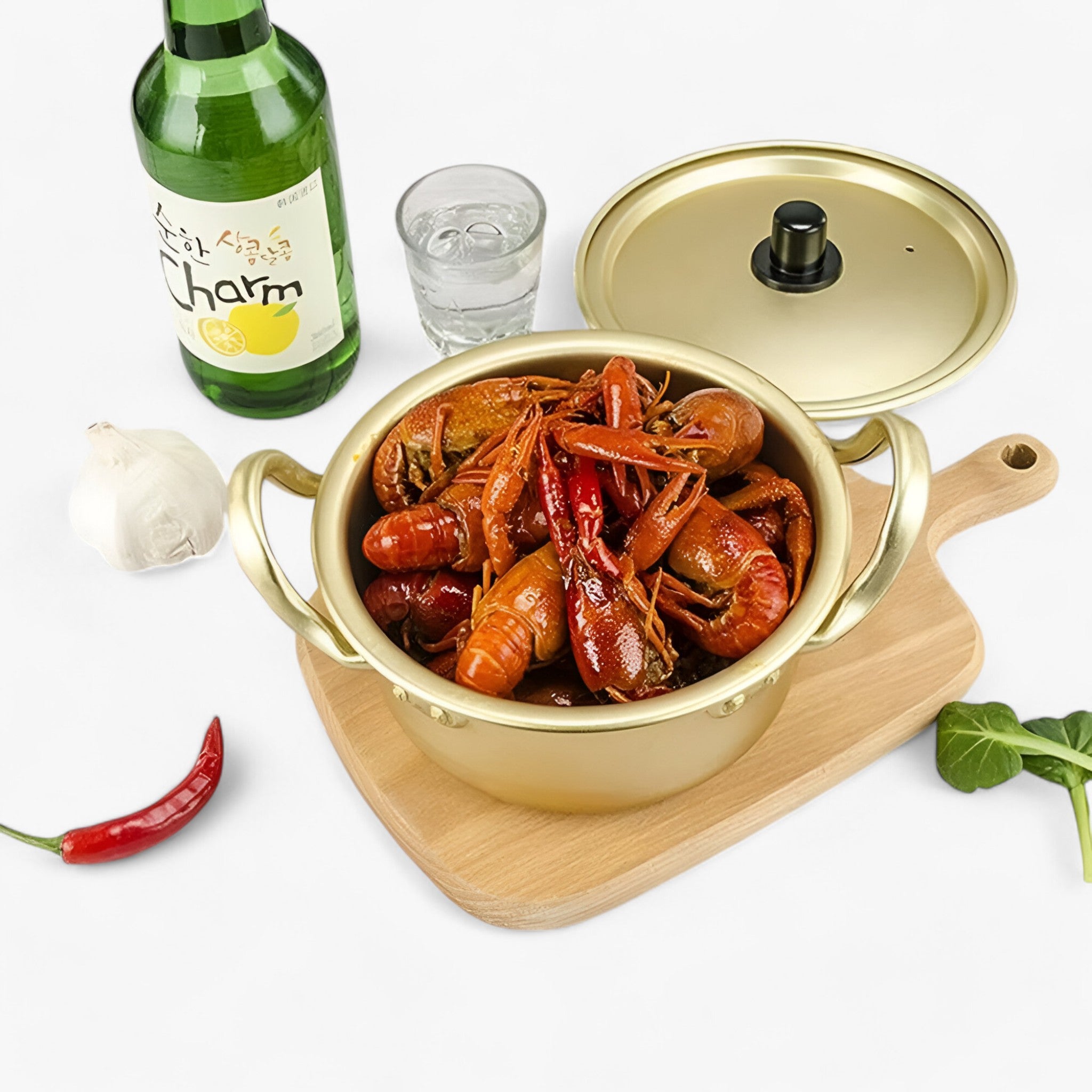 home & garden : Gouden Noodle Pot Aluminium in van Pantino