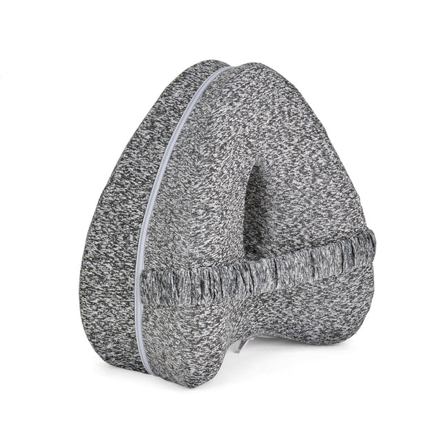 home & garden : Ergonomisch Beenkussen Grijs - Comfort Haven Kniepijn - Memory Foam in Grijs van Pantino
