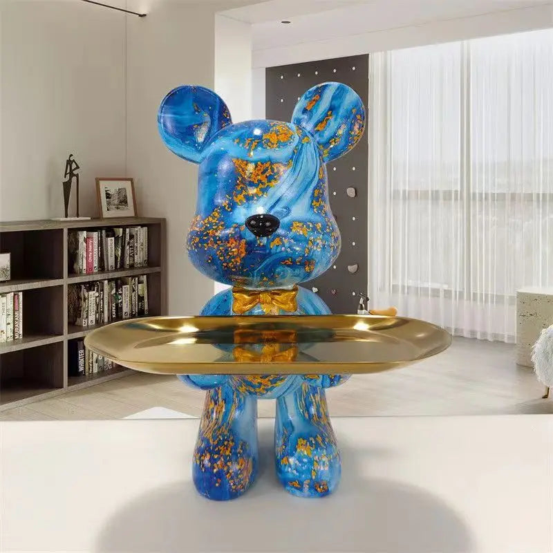 home & garden : Graffiti Beer Beeld - Street Art Woonkamer Decoratie - Hars in van Pantino