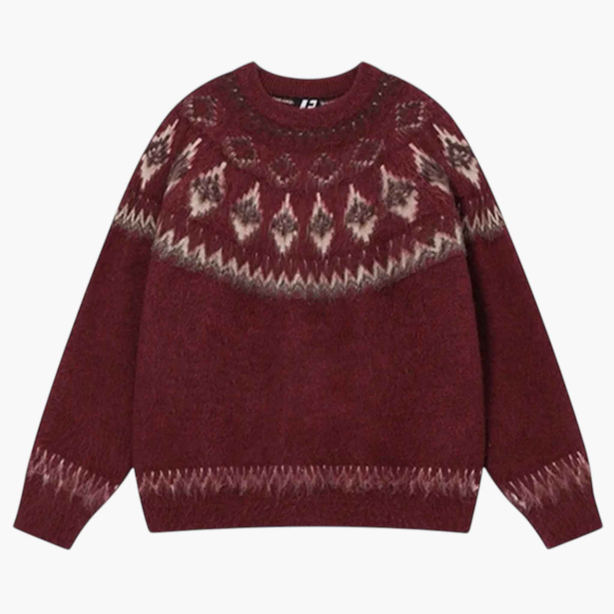 Kersttruien : Grappige Foute Kersttrui Unisex - Marineblauw in Rood van Pantino