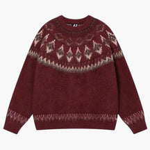 Kersttruien : Grappige Foute Kersttrui Unisex - Marineblauw in Rood van Pantino