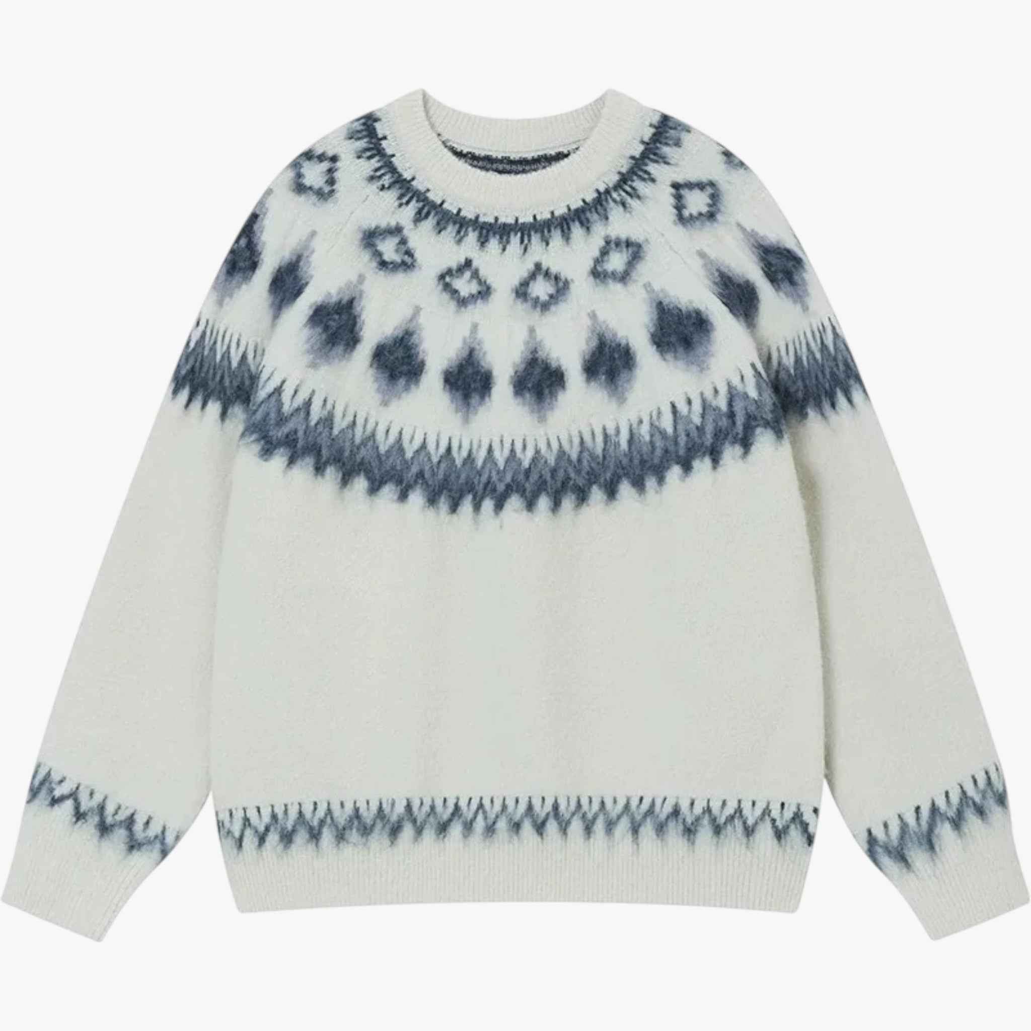 Kersttruien : Grappige Foute Kersttrui Unisex - Marineblauw in Wit van Pantino