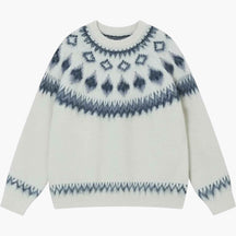 Kersttruien : Grappige Foute Kersttrui Unisex - Marineblauw in Wit van Pantino