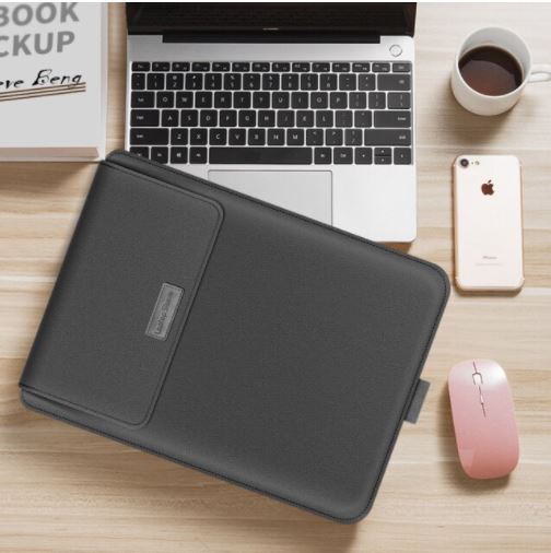 Laptop Sleeve : Laptop Sleeve Stand - Zwart in Grijs van Pantino