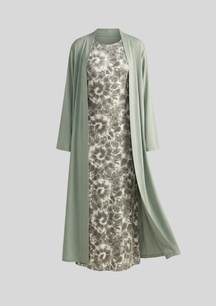 Women's Dress : Tweedelige Set Dames - Grijs in Grijs van Pantino