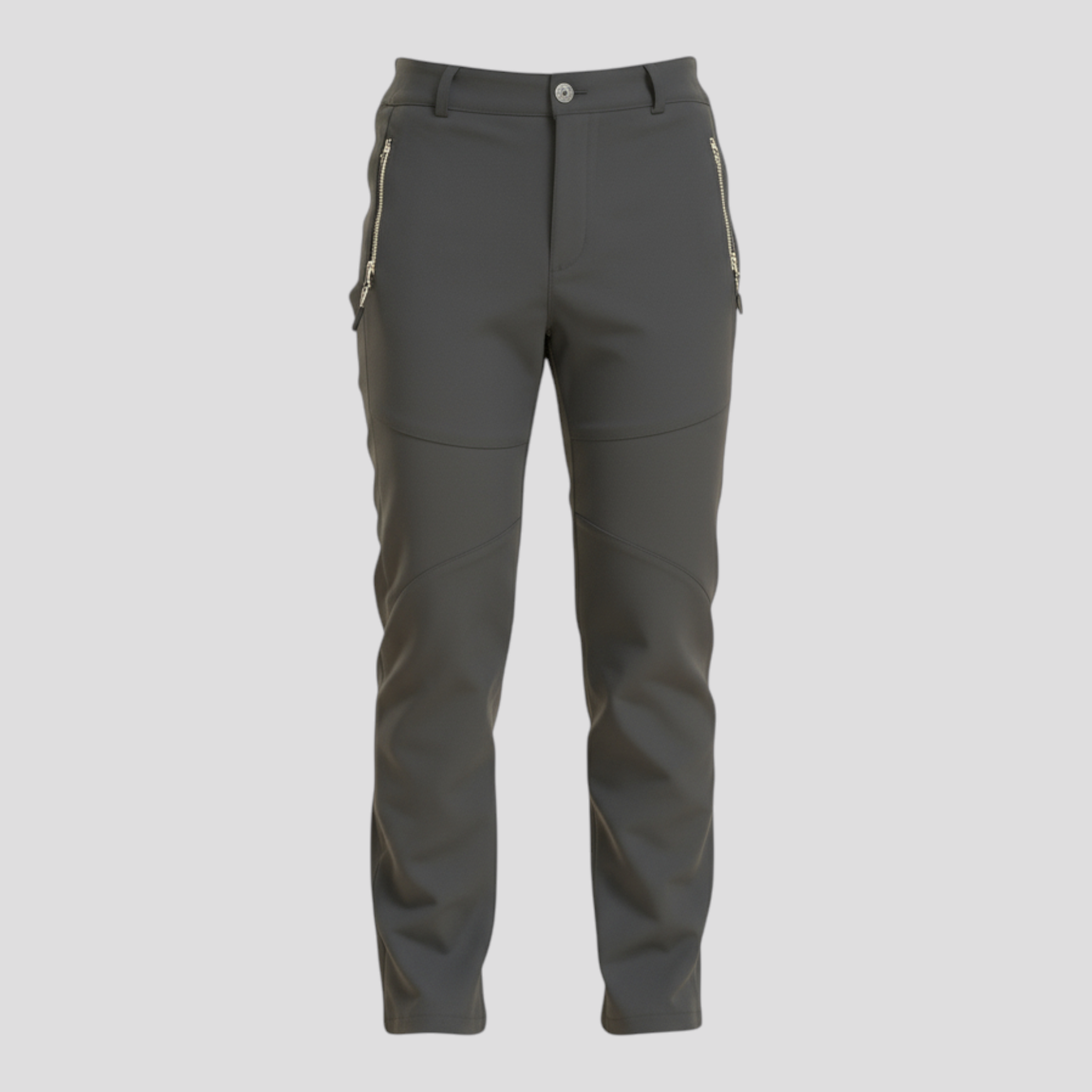 Fleece Broek : Dames Waterafstotende Fleecebroek voor Koude Dagen - Donkergrijs in Donkergrijs van Pantino