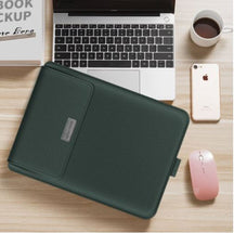 Laptop Sleeve : Laptop Sleeve Stand - Zwart in Groen van Pantino