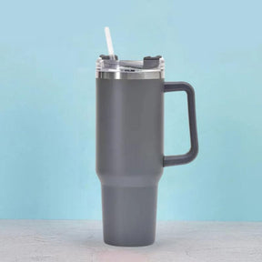 outdoor equipment : HeatGuard - De Beste Thermofles die Jij Ooit Zult Hebben - Donker Blauw in Grijs 1200ML van Pantino