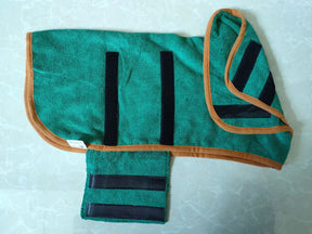 pets : HugDry - Honden Handdoek - Groen in van Pantino