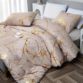 home & garden : DreamScape - Luxe Dekbedovertrekset - Wit in van Pantino