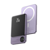 gadgets : Magnetische Powerbank (Draadloos) Dames 9 Mm - Groen in Paars van Pantino