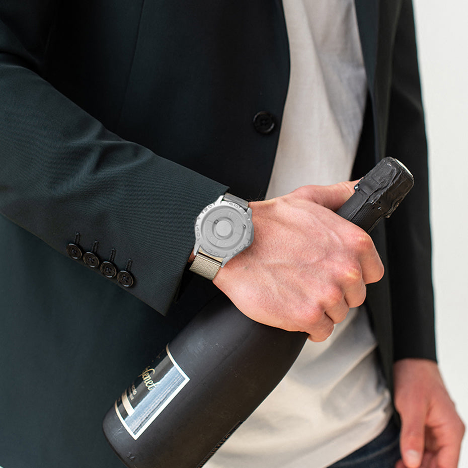 watches : Horloge Zwart - Stalen Band - Het Uniekste van in van Pantino