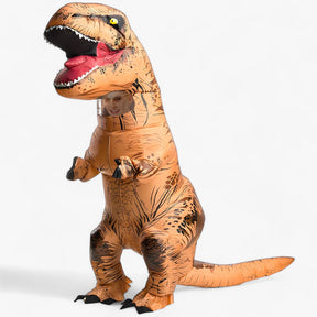 other : Opblaasbaar T-Rex Kostuum - Leuk voor Kinderen en Volwassenen - Bruin in Bruin T-REX van Pantino