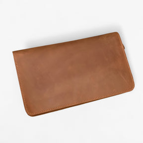 bags : Clutch Heren Bruin - Stijlvolle Lange Leer in van Pantino