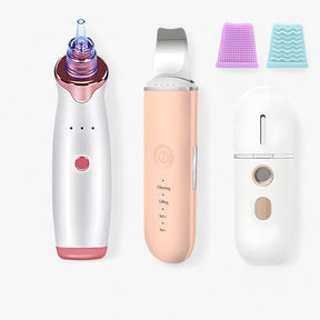Skin Care Tool Set : Ring Oranje Ensemble - SkinScrub Pro - Ultrasone Gezichtsspatel in Oranje Ensemble 2 van Pantino
