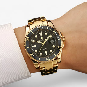 watches : Horloge Groen Zilver - Luxe Sporthorloge van Roestvrij Staal in van Pantino