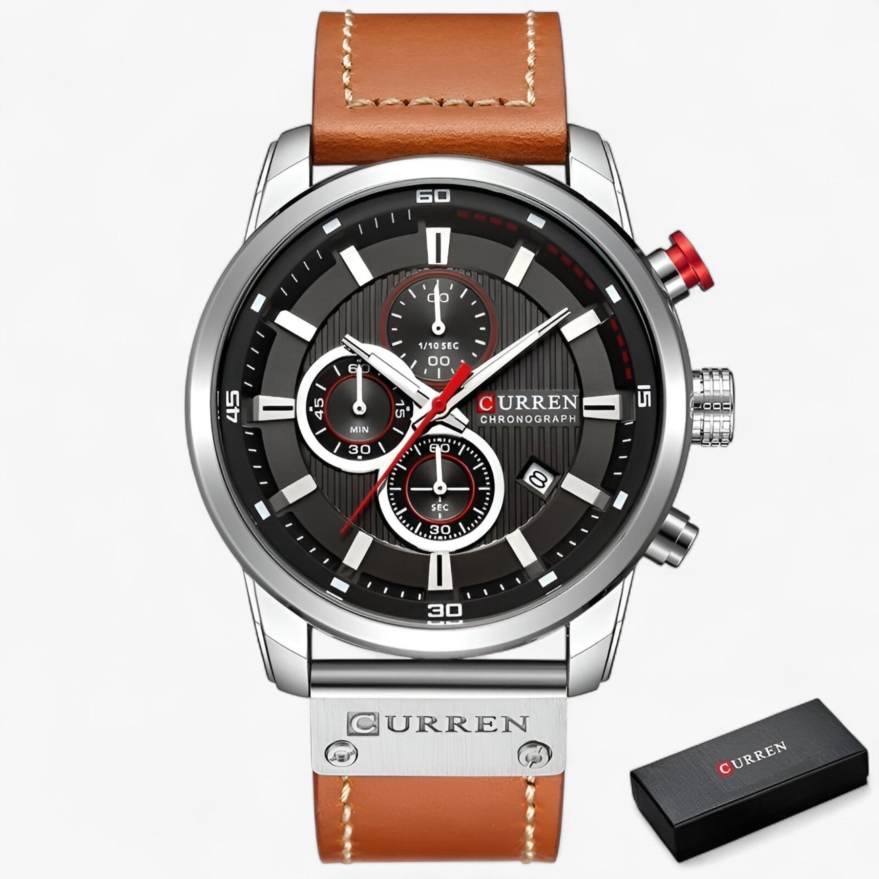 Watches : CURREN chronograaf polshorloge voor heren in van Pantino