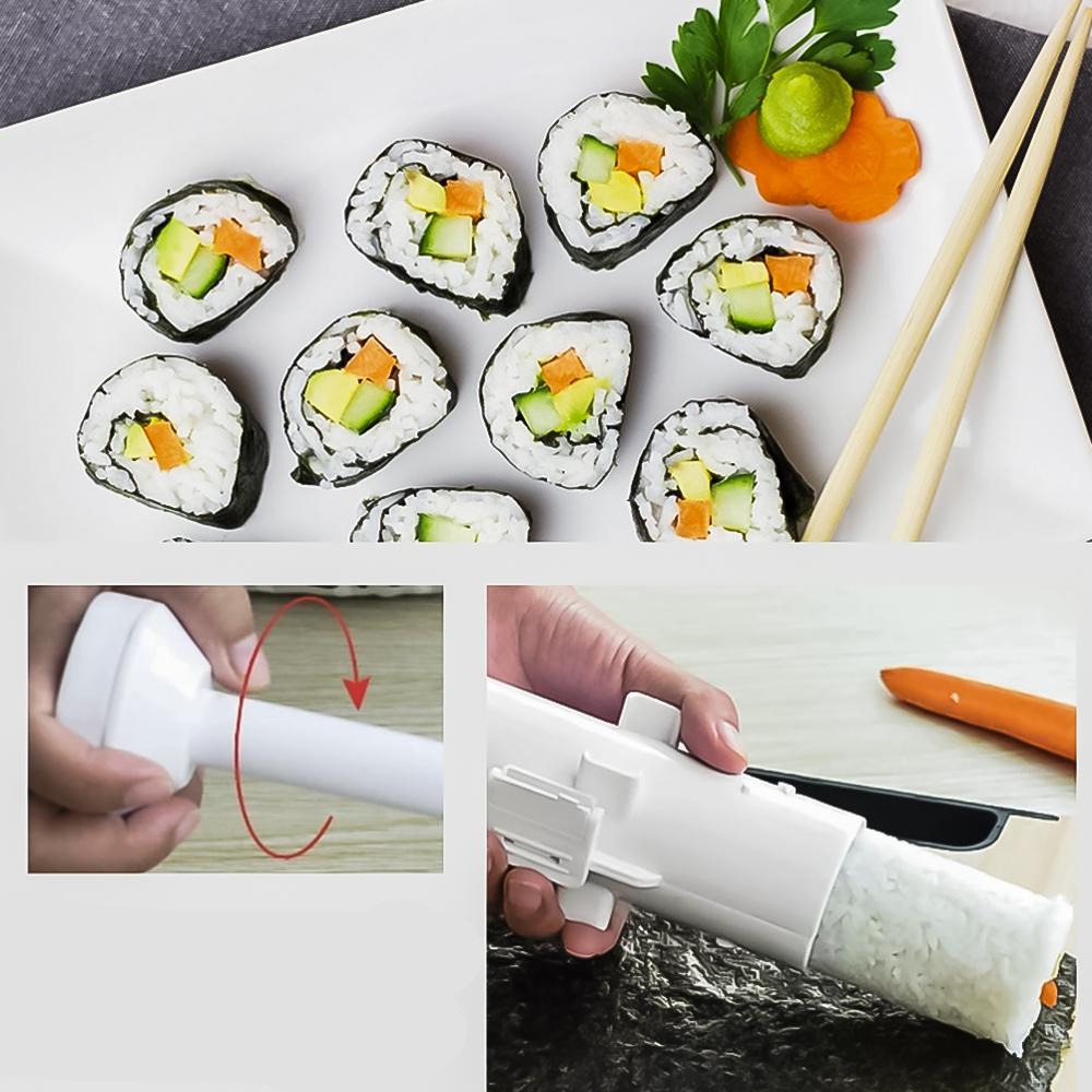 home & garden : Sushi Maker Wit - Snel Handig en Effectief - Kunststof in van Pantino