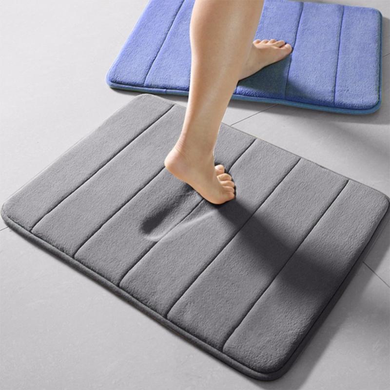 home & garden : Memory Foam Badmat - Zilver Grijs in van Pantino