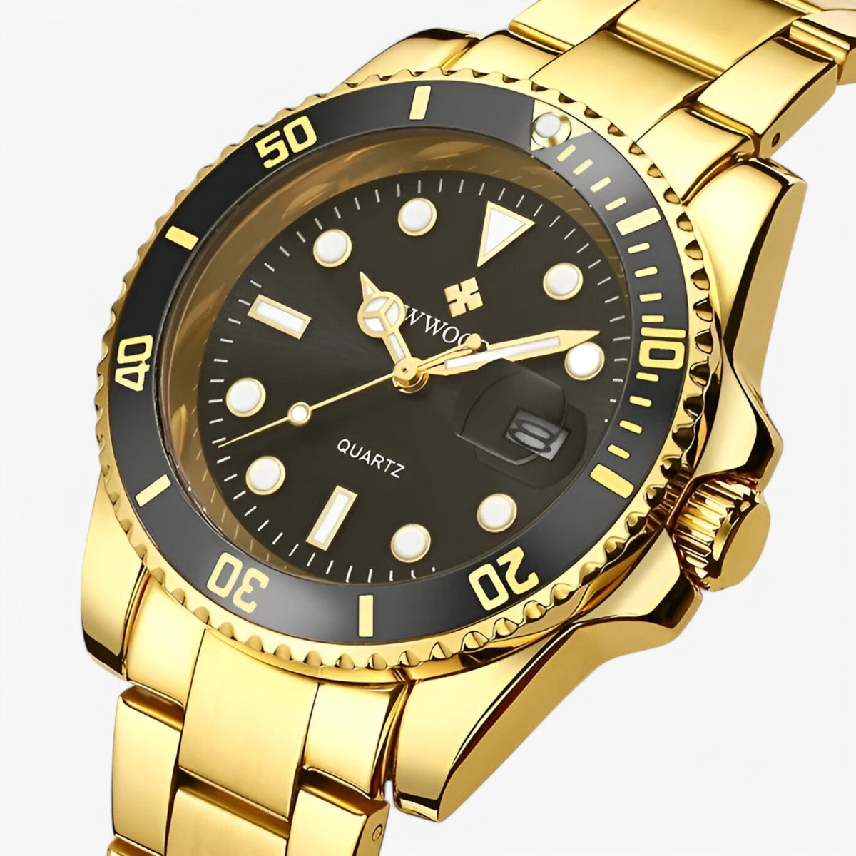 watches : Horloge Groen Zilver - Luxe Sporthorloge van Roestvrij Staal in van Pantino