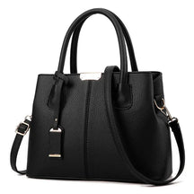bags : Leren handtas Emily voor dames, zwart, ideaal voor dagelijks gebruik en avondjes uit. in black van Pantino