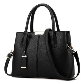 bags : Leren handtas Emily voor dames, zwart, ideaal voor dagelijks gebruik en avondjes uit. in black van Pantino