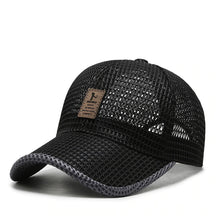 Hat : Pet Zwart - Breeze Cap - De Ultieme Ademende voor de Zomer in Zwart van Pantino