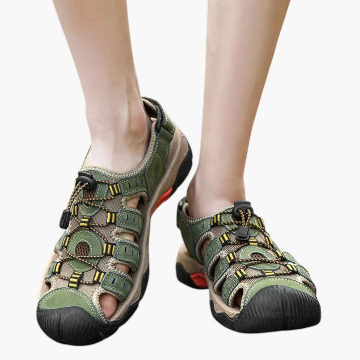 Sandals : Gesloten Heren Trekkingsandalen, Beschermend en Comfortabel voor Paden en Outdoor in van Pantinoshop