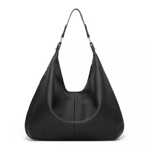 bags : Schoudertas met Veel Opbergruimte - Camel in Zwart 48cm*34cm van Pantino