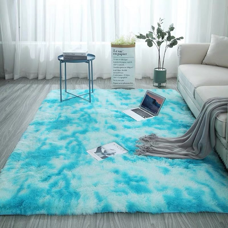 home & garden : Kleed in Scandinavische Stijl - Beige Tint in Licht blauw tint van Pantino