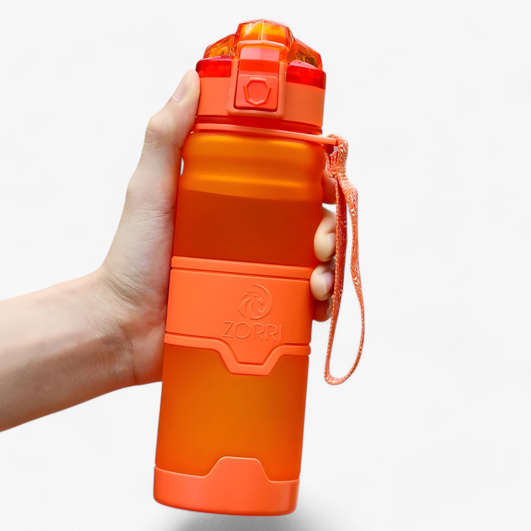 outdoor equipment : ActiveHydrate - Waterfles voor de Sportschool - BPA-Vrij & Waterdicht voor Fitness & Buiten Gebruik in Oranje van Pantino