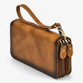 Portemonnee Heren Licht Bruin - Vintage Leren Lange
