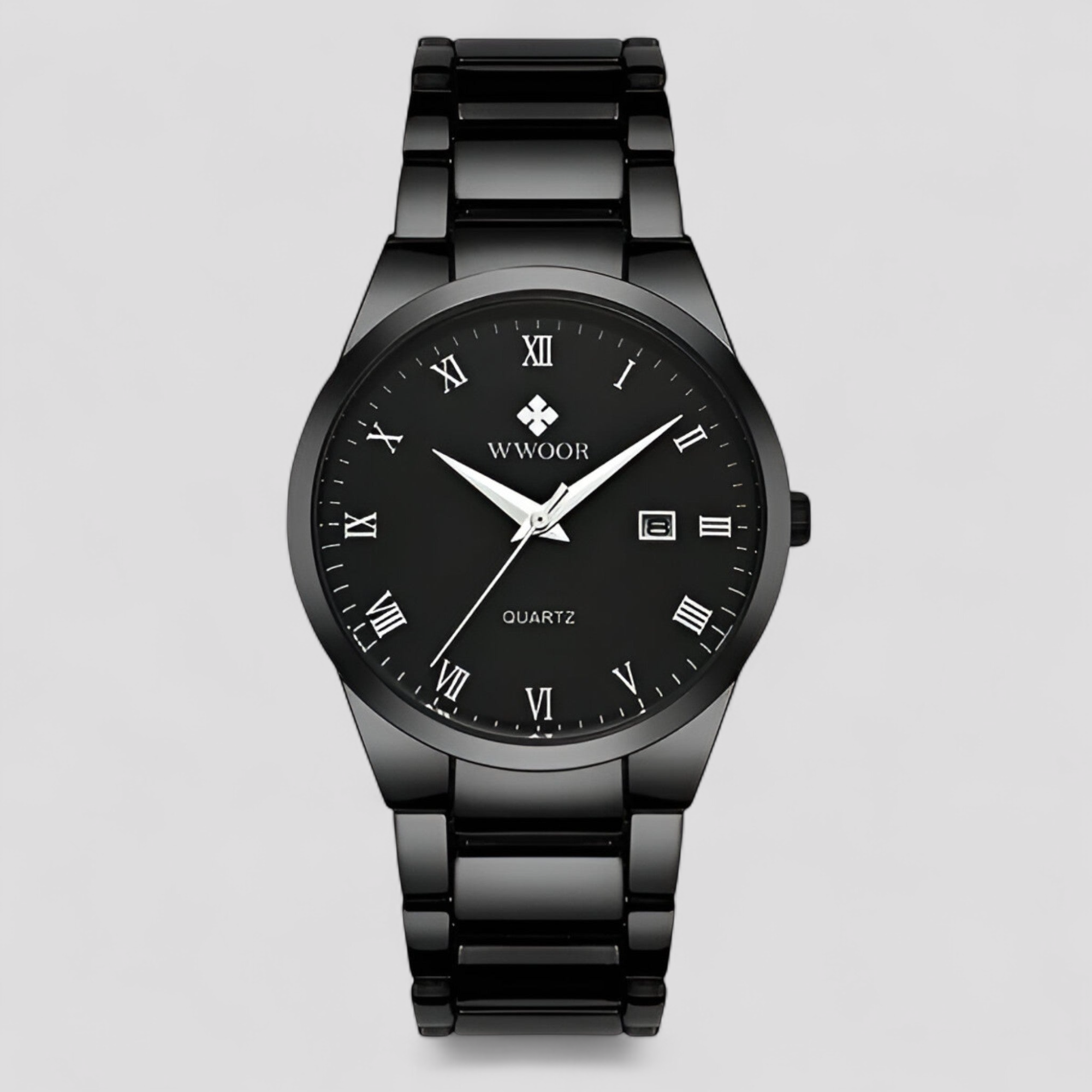watches : Horloge Goud Goud met Doos - Elegant Quartzhorloge in Zwart zwart met doos van Pantino