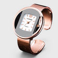 Dameshorloge met rechthoekig design, metalen band en quartz