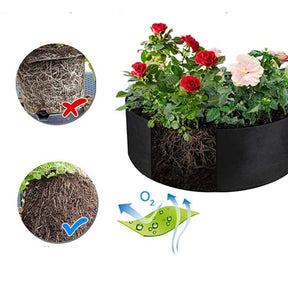 home & garden : Draagbare Groeitassen Zwart - Planten Kweken Groentestuin - Vilt in van Pantino