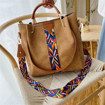 bags : Luxe Draagtas Kunstleer - Bruin in Bruin van Pantino