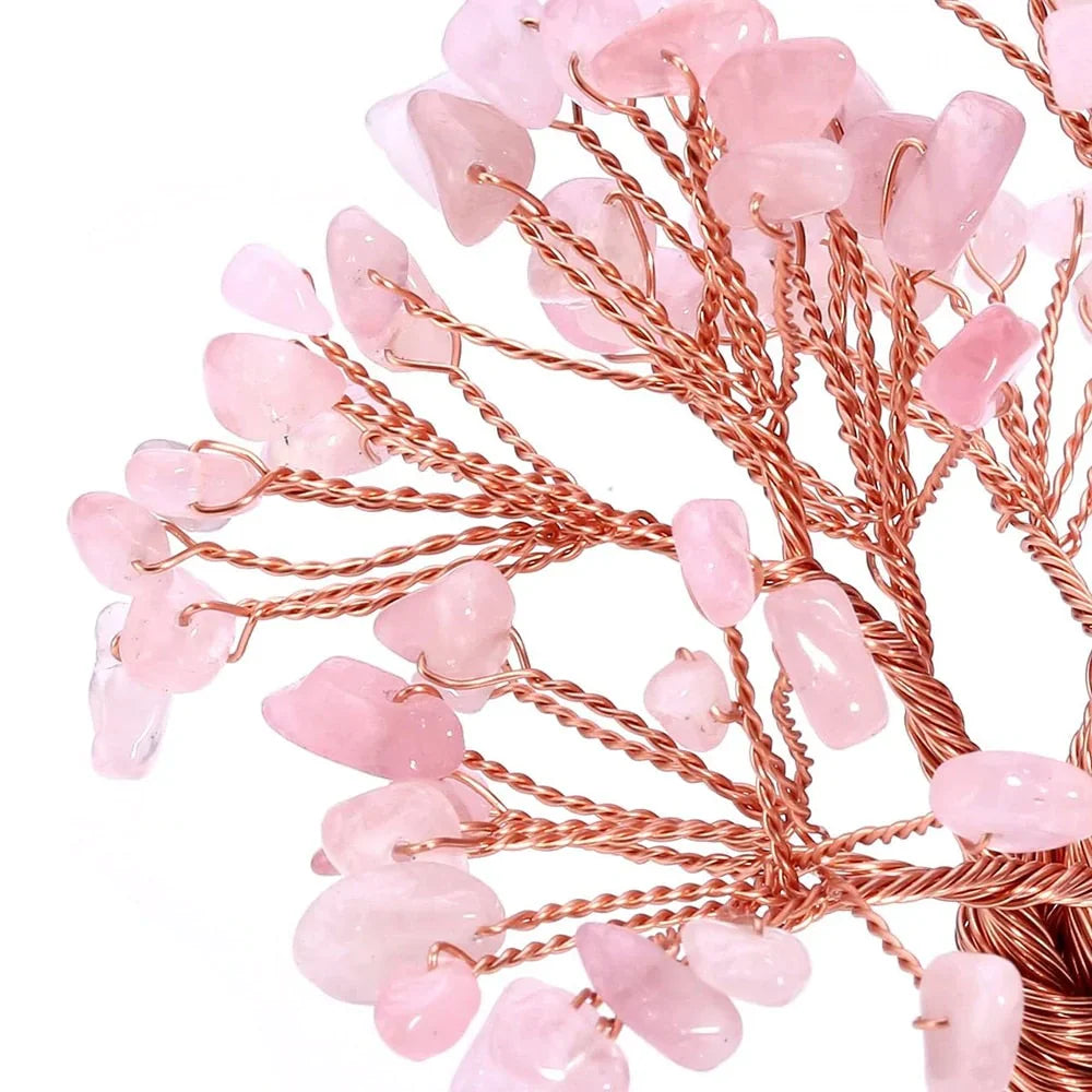 home & garden : Feng Shui Bonsai Ornamenten Heren Amethist - Rozenkwarts in van Pantino