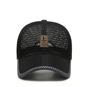 Hat : Pet Zwart - Breeze Cap - De Ultieme Ademende voor de Zomer in van Pantino