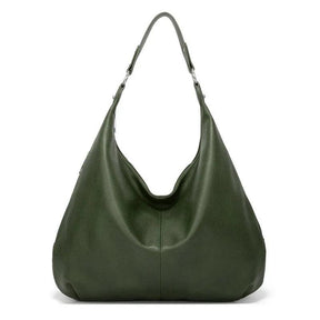 bags : Schoudertas met Veel Opbergruimte - Camel in Groen 48cm*34cm van Pantino