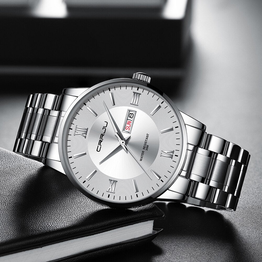 watches : Heren sporthorloge zwart - Waterdicht siliconen chronograaf met datum en stopwatch in van Pantino