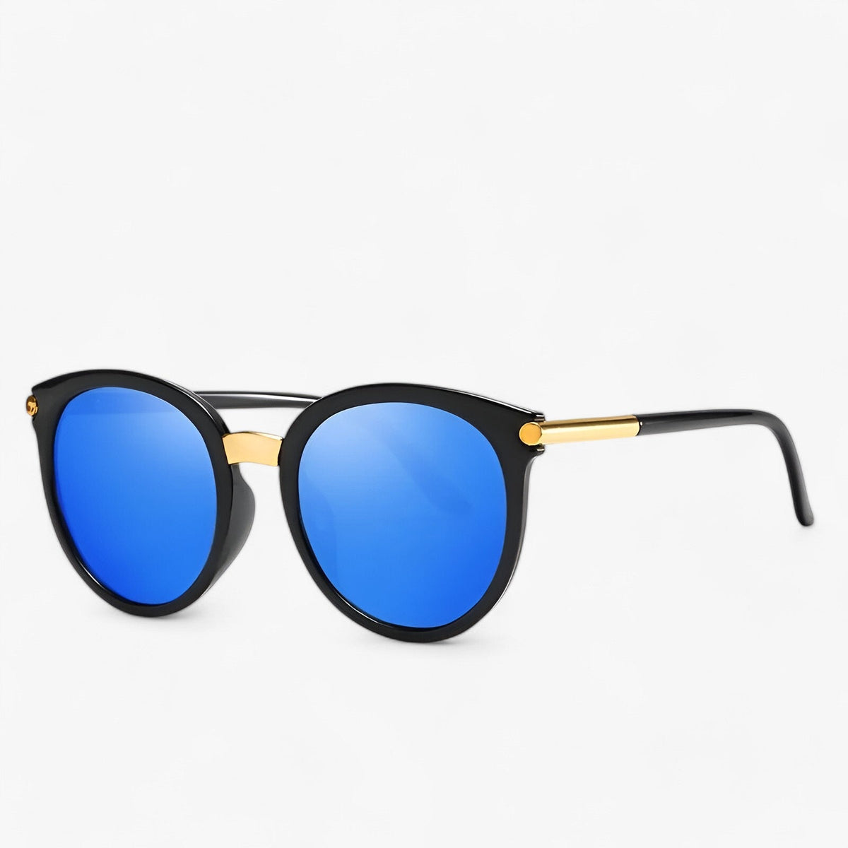 Sunglasses : Zonnebril Dames Zwart - Vintage Leren Zonnebrillen UV400 - Stijl & Bescherming in van Pantino