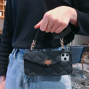 Phone Case : Tas Telefoonhouder iPhone Roze - Compact Dagelijks Gebruik - Siliconen in van Pantino