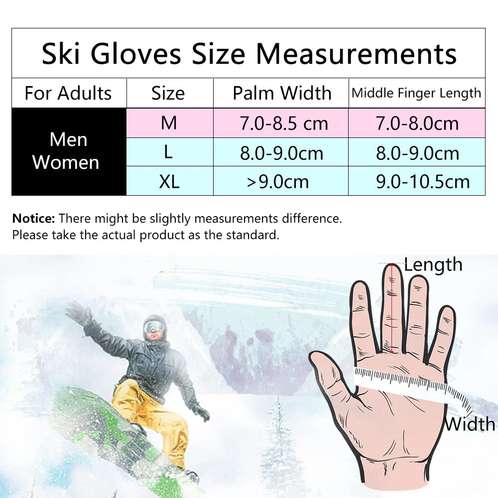 outdoor equipment : FrostGuard - Waterdichte Skihandschoenen - Touchscreen & Thermische Warmte in van Pantino