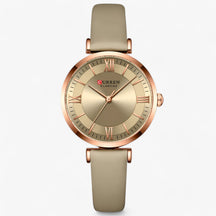 watches : Luxe Horloge voor Vrouwen Dames - Elegante Quartz Ontwerp - Groen in kaki van Pantino