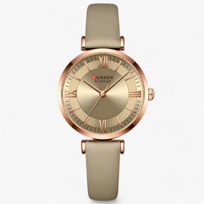 watches : Luxe Horloge voor Vrouwen Dames - Elegante Quartz Ontwerp - Groen in kaki van Pantino