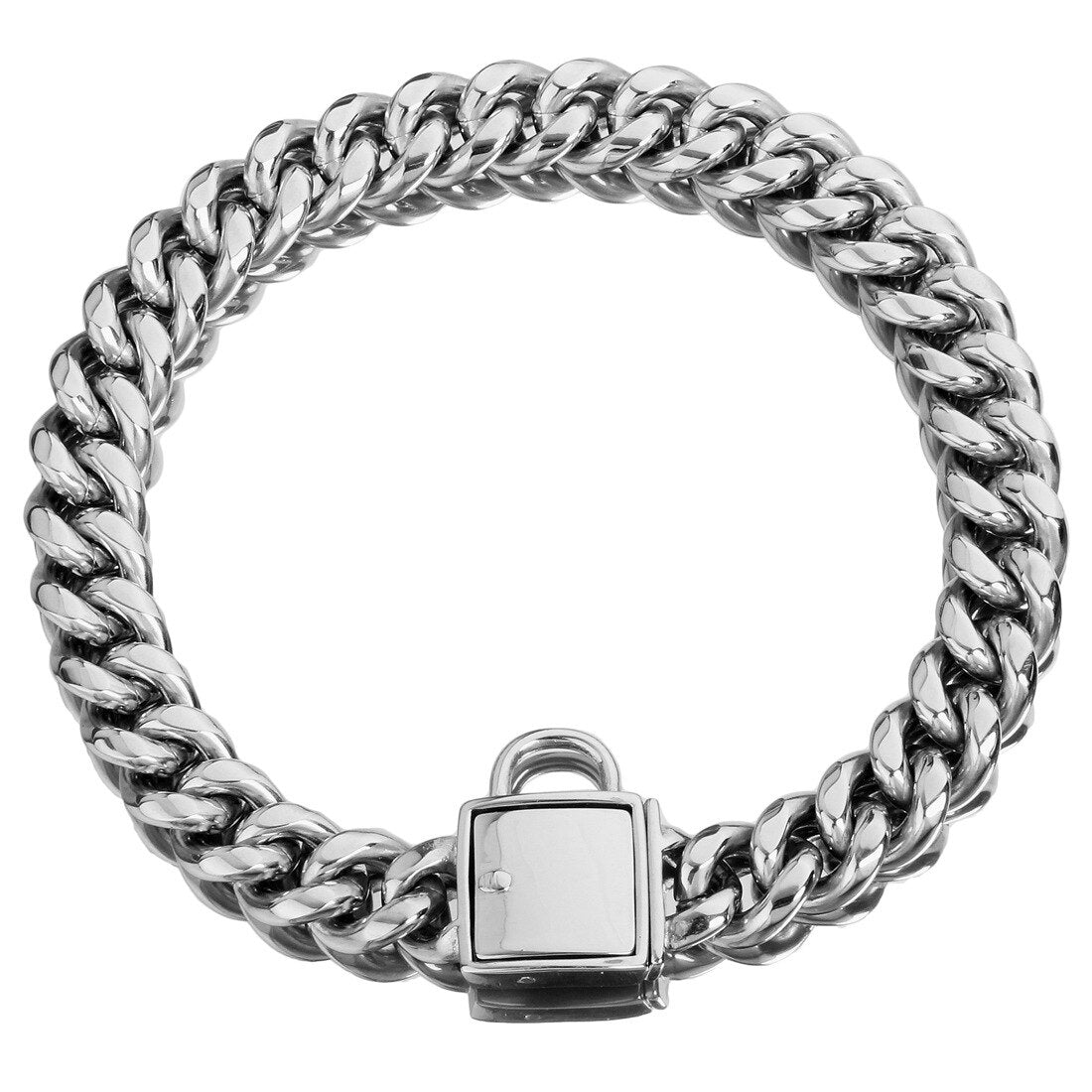 pets : BlingBling - Metalen Honden Ketting - Zilver met Diamand in van Pantino