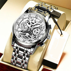 watches : Horloge Heren Zilver - Cap Watch in Zilver van Pantino