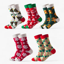 Socks : Cartoon Wintersokken voor Kerstmis - Comfortabele en Leuke Cadeaus voor Meisjes in 1 37-44 van Pantino