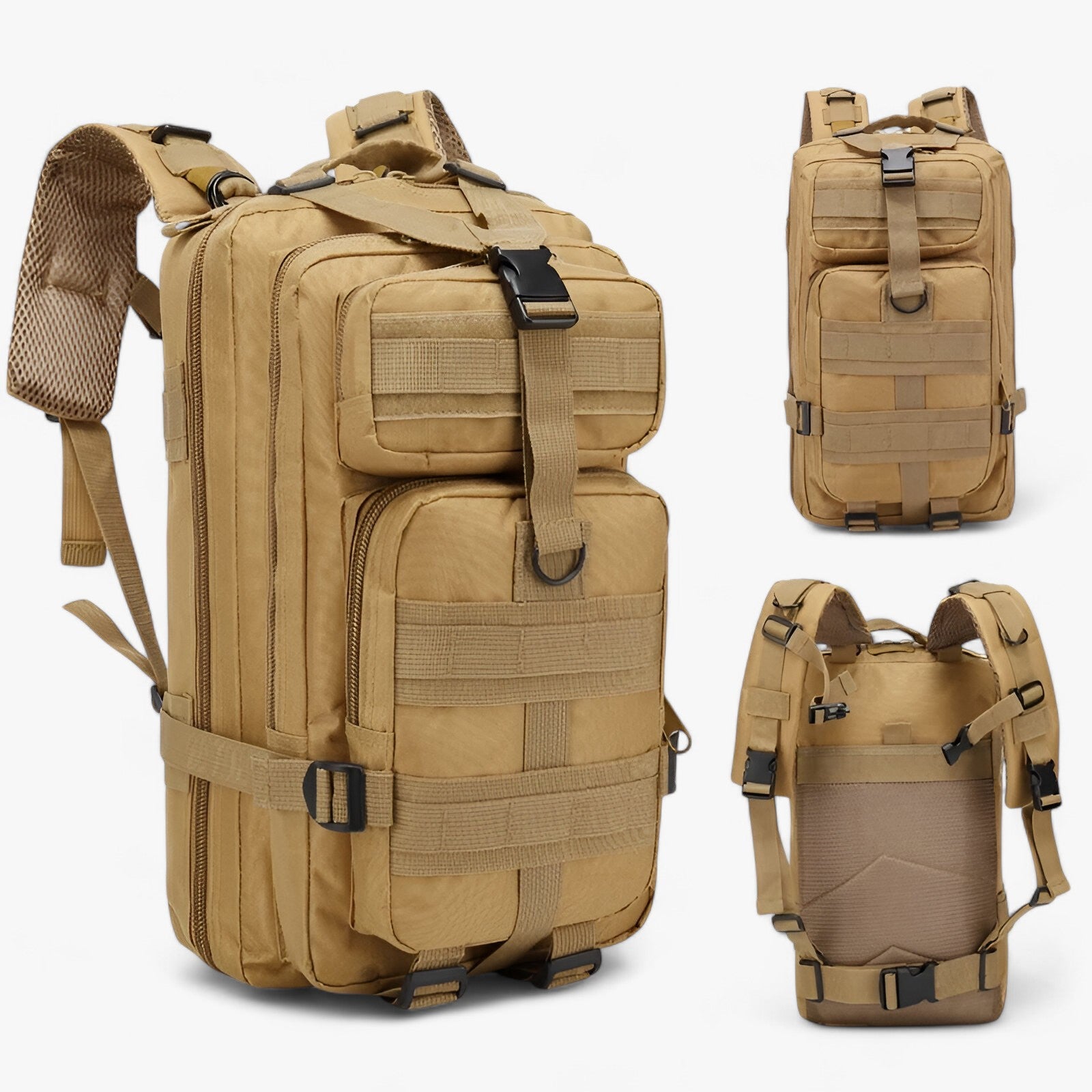 outdoor equipment : Waterdichte Outdoor Rugzak 40L Oranje - Duurzaam Nylon voor Trekking & Reizen in Kameel van Pantino
