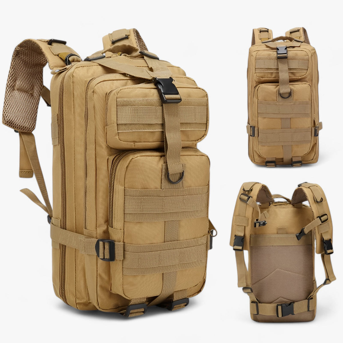 outdoor equipment : Waterdichte Outdoor Rugzak 40L Oranje - Duurzaam Nylon voor Trekking & Reizen in Kameel van Pantino